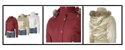 Cappuccino Brand Junior's Faux Fur Puff Jacket
