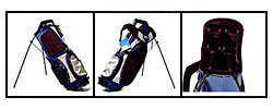 Ergonomix Navy/ Silver Golf 'Ergowalk' Stand Bag