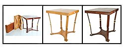 Folding Indoor/ Outdoor Wood Card Table