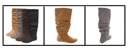 Misbehave by Adi Women's Faux Suede Flat Boots