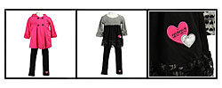 XOXO Toddler Girl's Pink 3-piece Leggings Set