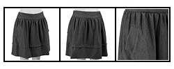 Necessary Objects Junior's Skirt with Pockets