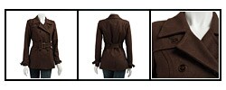 Rampage Junior's Wool Trench Coat