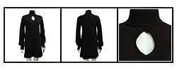 Rampage Junior's Turtleneck Key Hole Dress