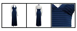 Max & Cleo Women's Banded Halter Jersey Dress