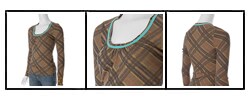 Scrapbook Long-sleeve Waffle Knit Top