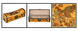Chinese Painted 'Phoenix' Storage Box