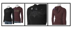 Hurley Juniors Long-sleeve Waffle Knit Hoodie
