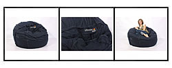 LoveSac MovieSac 5-foot Foam Lounge Chair Navy