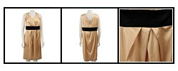 Donna Ricco Women's Plus Size Stretch Satin Dress