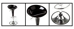 Metropolitan Black Barstool