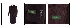 Prague Men's Black Overcoat