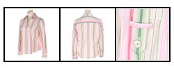 Starington Pink/Green Striped Shirt