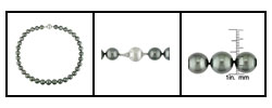 Cultured Tahitian Pearl Necklace (10-13mm)