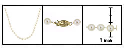 Cultured Akoya Pearl Strand (6-6.5mm/24 in)