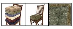 Chenille No-slip Chair Pad (Set of 4)