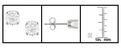14k 1/2ct TDW Round Diamond Stud Earrings (G-H/ SI-I1)