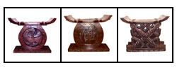Hand-carved Ashanti Stool (Ghana)