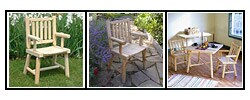 Rustic Adirondack Cedar Dining Chair