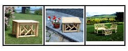 Rustic Adirondack Cedar Side Table