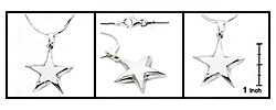 Sterling Silver Star Pendant