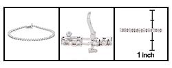 14k Gold 2ct Diamond Tennis Bracelet (K, SI)