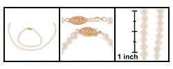 Pearl Child's Necklace/ Bracelet Set