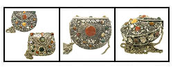 Agate Inlaid Handbag (India)