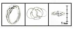 Sterling Silver 4-piece Puzzle Ring