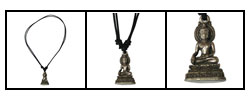 Sterling Silver Buddha Pendant Necklace