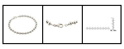 Sterling Silver Bead Bracelet