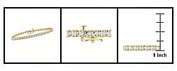 10kt Yellow Gold 1/2-ct Diamond Tennis Bracelet (J-K, I1-2)