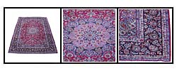 Esfahan Hand-knotted Red/Black Rug - 9'9 x 13'1 (Iran)