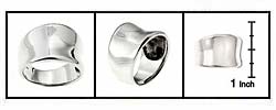 Sterling Silver Tapered Ring