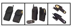 Leather Cell Phone Holder with Swivel Belt Clip