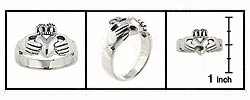 Sterling Silver Claddagh Ring