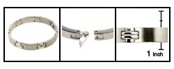 Men's Stainless Steel Link Bracelet
