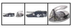 Rex Mini Sewing Machine and Sharptek Mini Iron Set