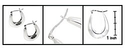 Sterling Silver Hoop Earrings