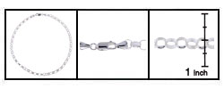 Sterling Silver 16 or 20-inch 6.5 mm Rolo Chain Necklace