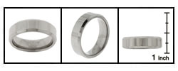 Men's Titanium 7 mm Polished Band