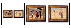 Vettriano - Beaches Framed Canvas Art Collection