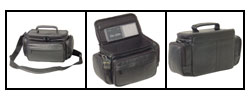 Black Leather Video Bag