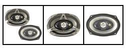 Kenwood KFC-6969ie 3-way 220-watt Speakers