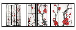 Cherry Blossom Shoji Screen (China)