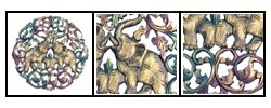 Elephants Teak Wood Wall Hanging