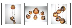 Mate Gourd Owl Wind Chime (Peru)