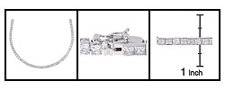 Sterling Silver and CZ Necklace
