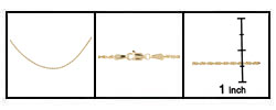 14k Yellow Gold 2 mm 20-inch Rope Chain