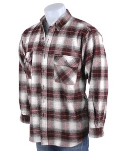 Moose Creek Men's Red Plaid Flannel Shirt